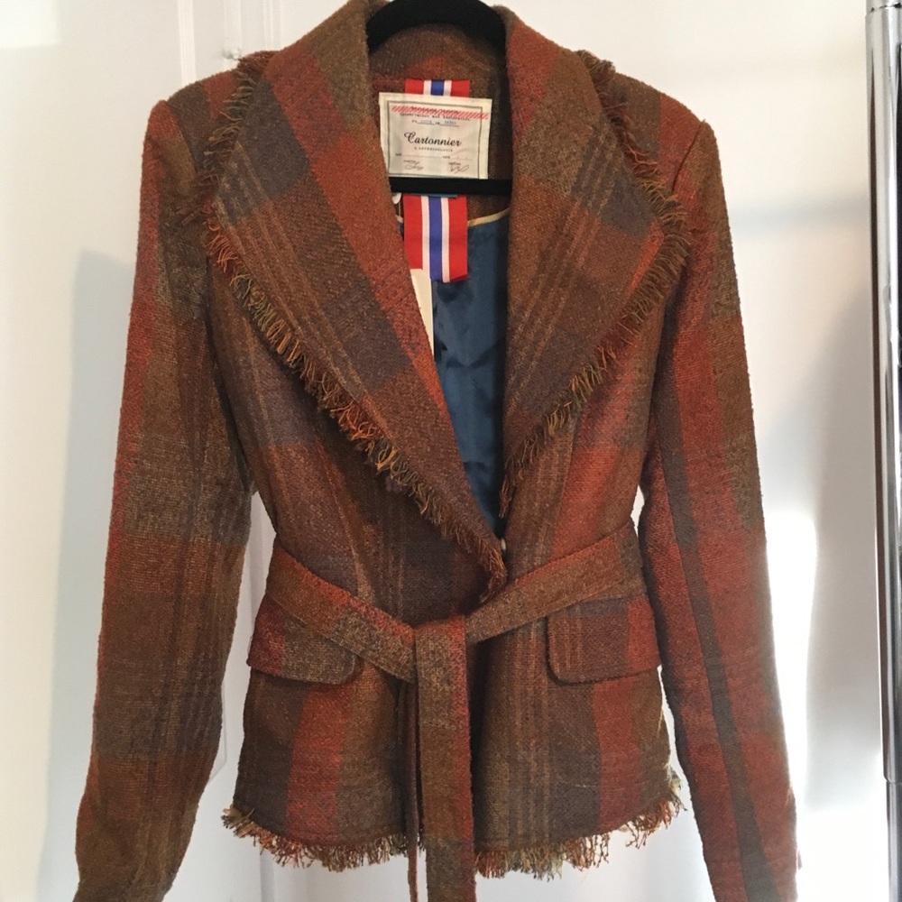 Soft Plaid Blazer from Anthropologie - Picture 3 of 6